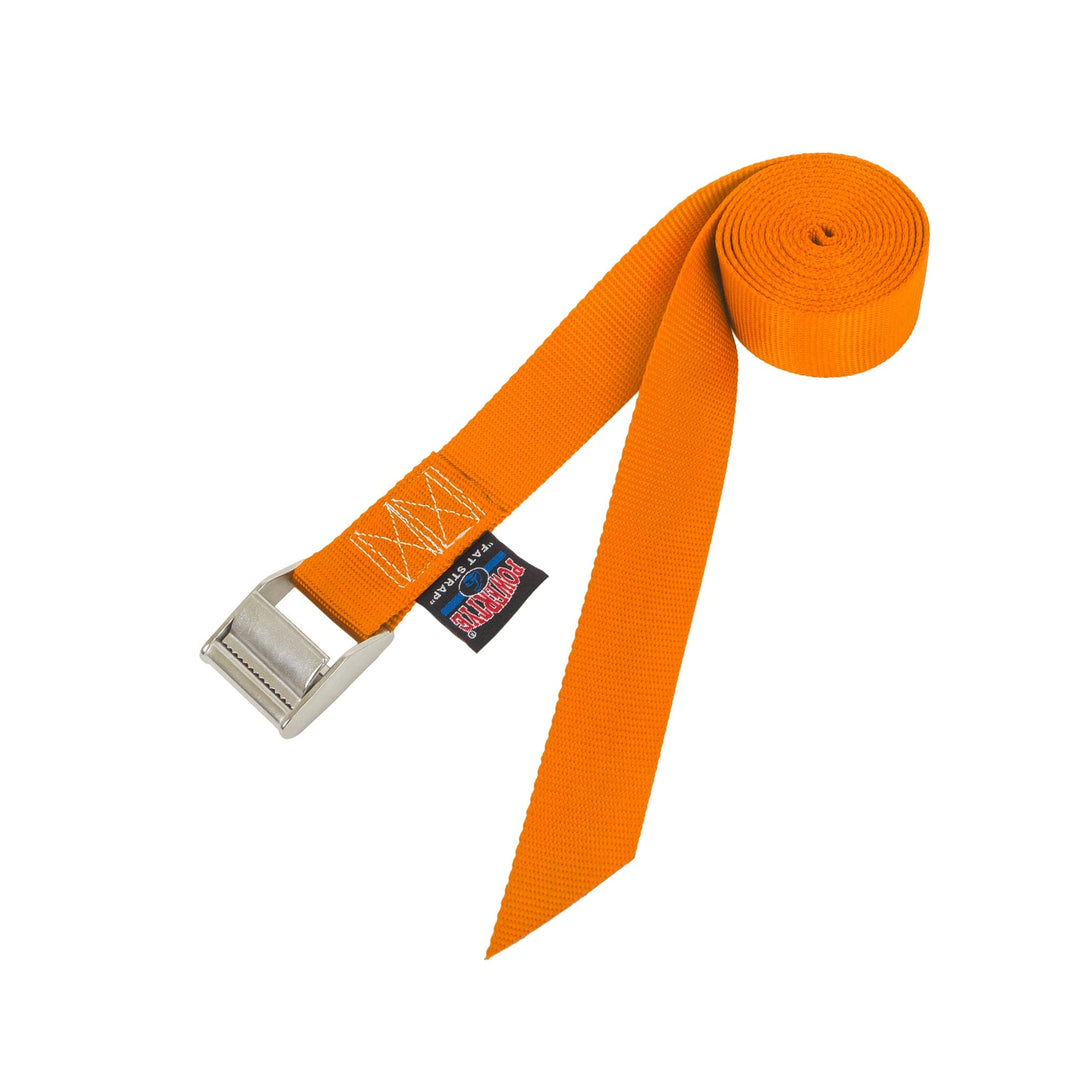 1.5in x 4ft STAINLESS STEEL WIDE LASHING STRAPS (each) - PowerTye#color_orange