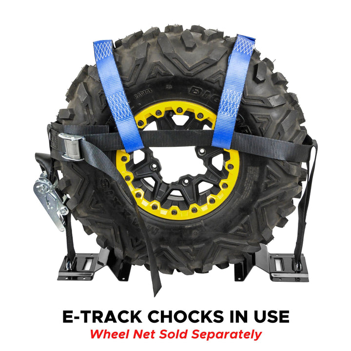 E - TRACK CHOCKS (2 - pack) - PowerTye#color_black