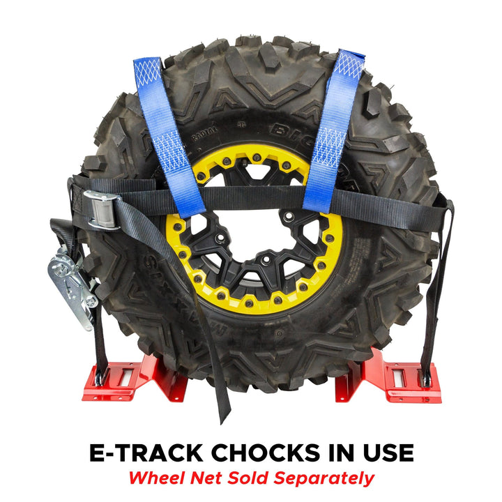 E - TRACK CHOCKS (2 - pack) - PowerTye#color_red
