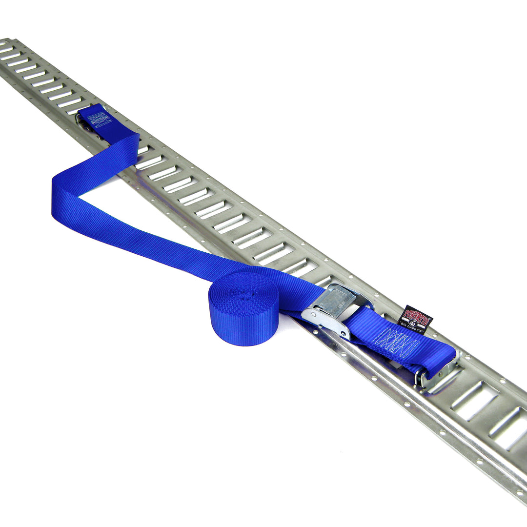 2 inch pull strap E-Track Cam Buckle Tie-Down Strap#color_blue