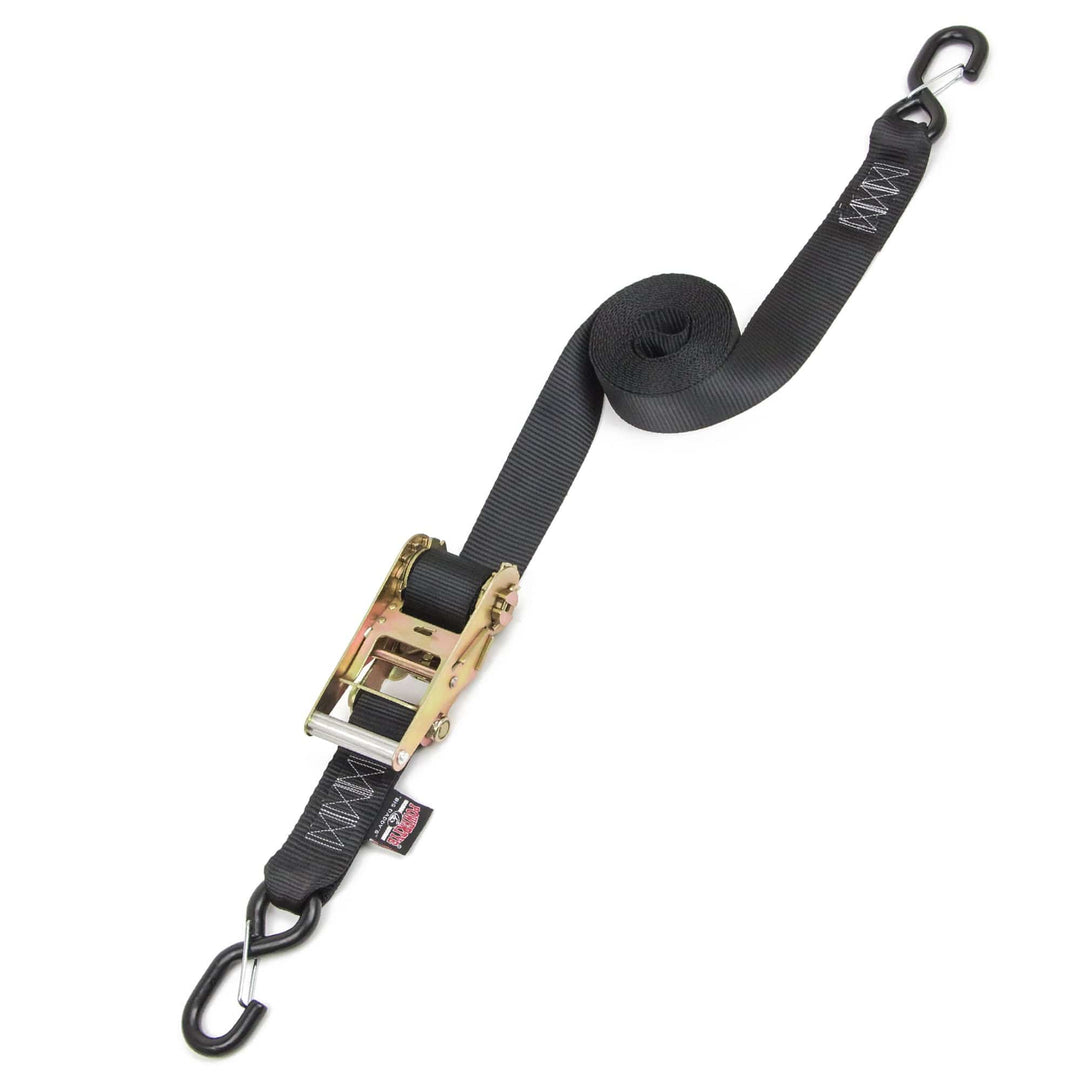 2in x 15ft INDUSTRIAL RATCHET TIE - DOWN w/ HD LATCH HOOKS (each) - PowerTye