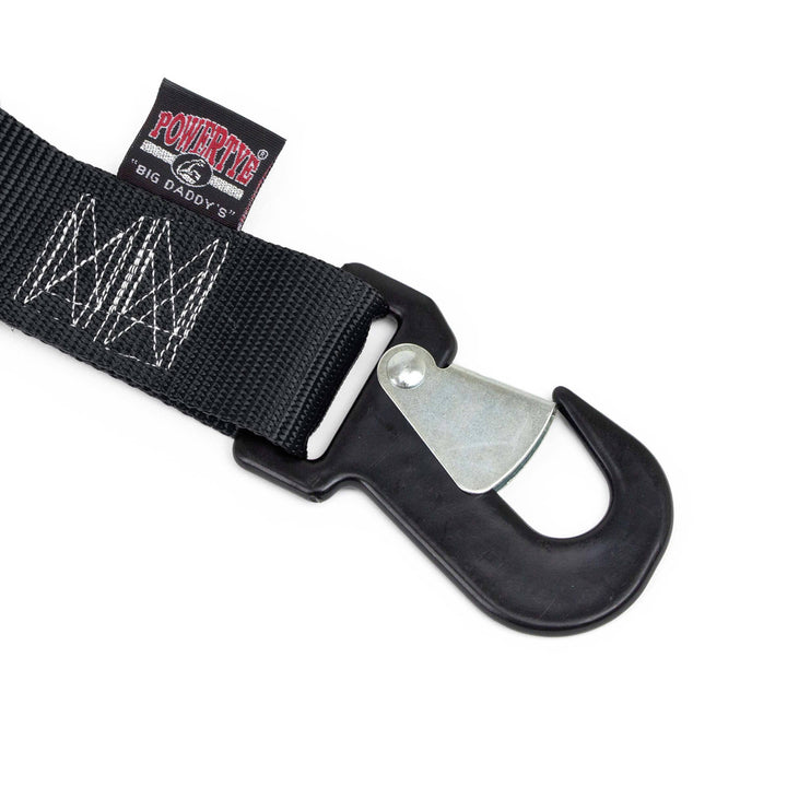 2in x 7ft BIG DADDY PREMIUM RATCHET TIE - SECURE HOOKS#color_black-black