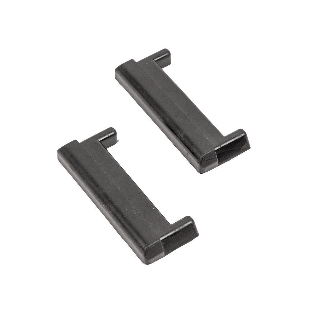 E-Track Rubber End Caps designed for Horizontal rails for trucks, trailers and RVs.