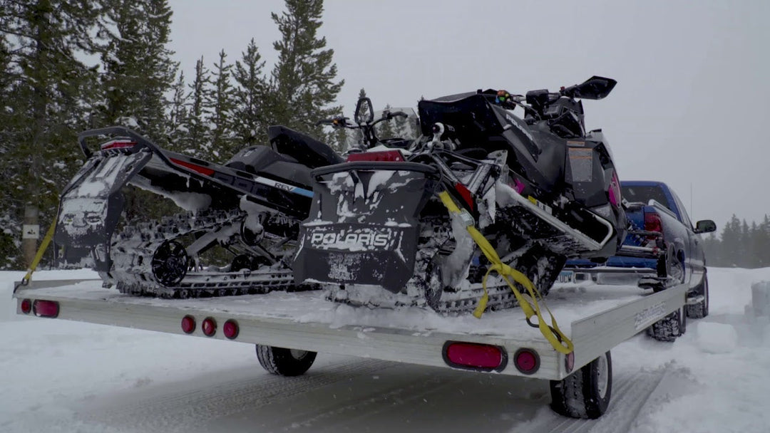 Snowmobile Strap Guide for Secure Trailering and Transport