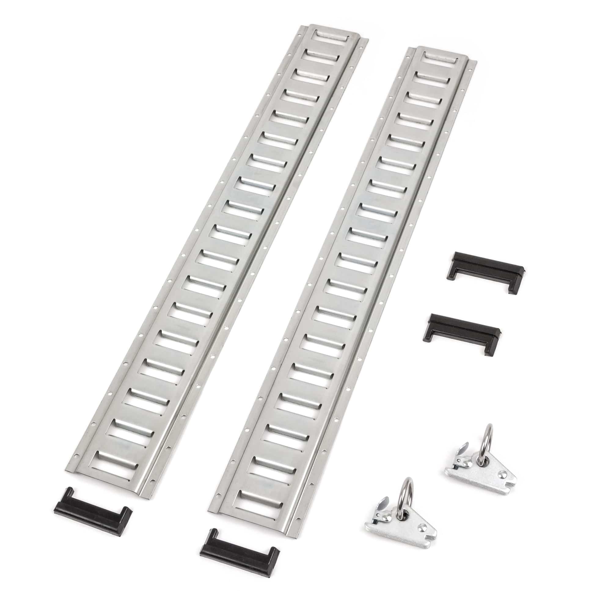 E-Track Rails 3ft Long track for trailers and trucks, anchoring cargo, modular system with o-rings and rubber end caps