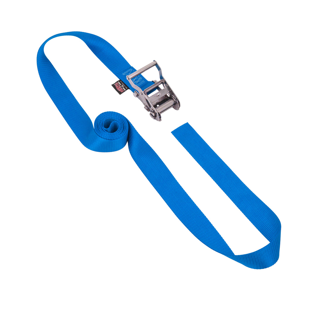 2 inch Endless Ratchet With Stainless Hardware for trailers, boats, waverunners and other watercraft#color_blue