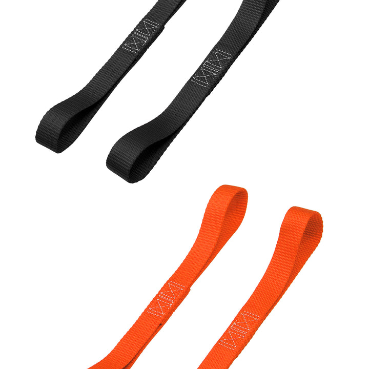 *BOGO* 1in x 12in SOFT-TYES, BLACK or BURNT ORANGE (pair)