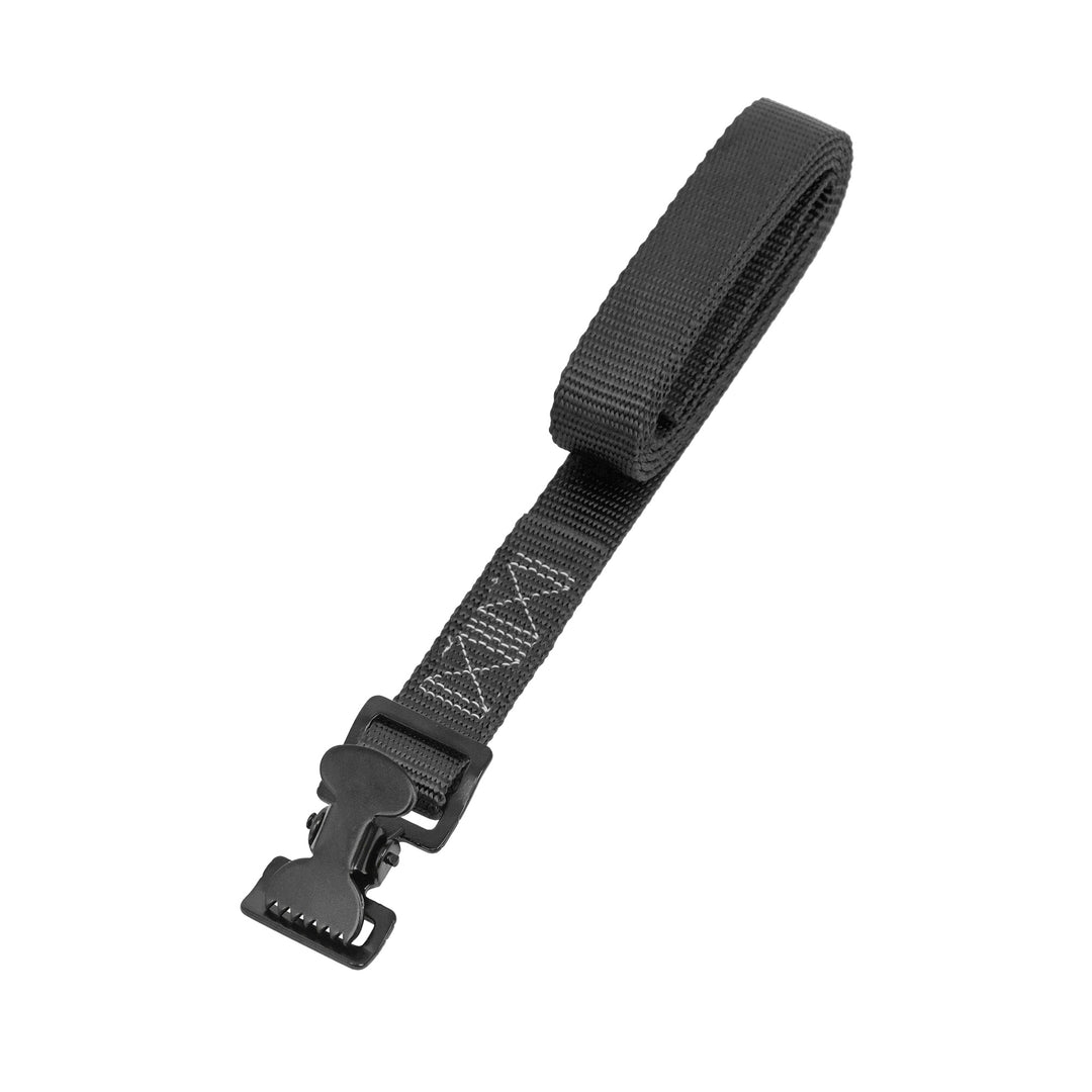PowerTye 1in x 4ft UTILITY LASHING STRAPS with BLACK GATOR CLIP (single)#color_black