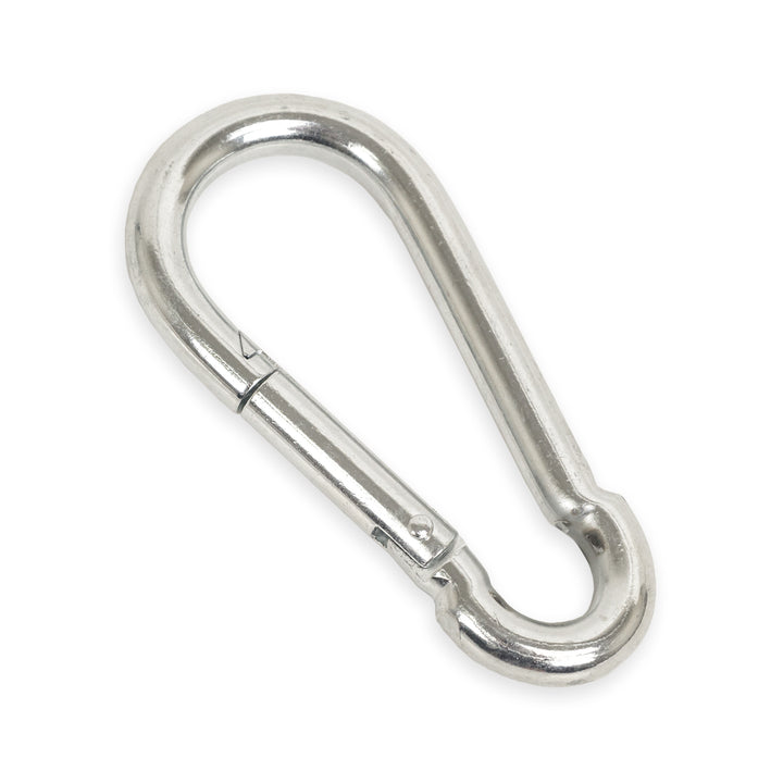 PowerTye Large Carabiner, Single with No grommet #color_silver