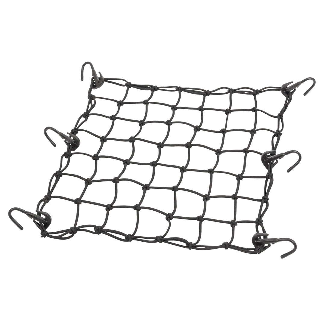 15in x 15in Supreme Hybrid Cargo Net with 6 steel-kore hooks#color_black