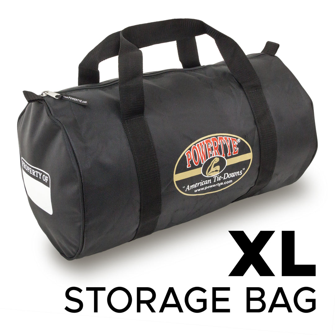 PowerTye 2in x 8ft UTV / AUTO RATCHET TRAILER KIT, XL Bag#color_black