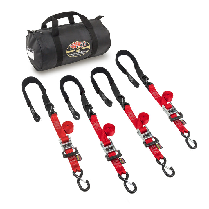 1.5in FAT STRAP *NEOPRENE* TRAILER KIT - PowerTye#color_red