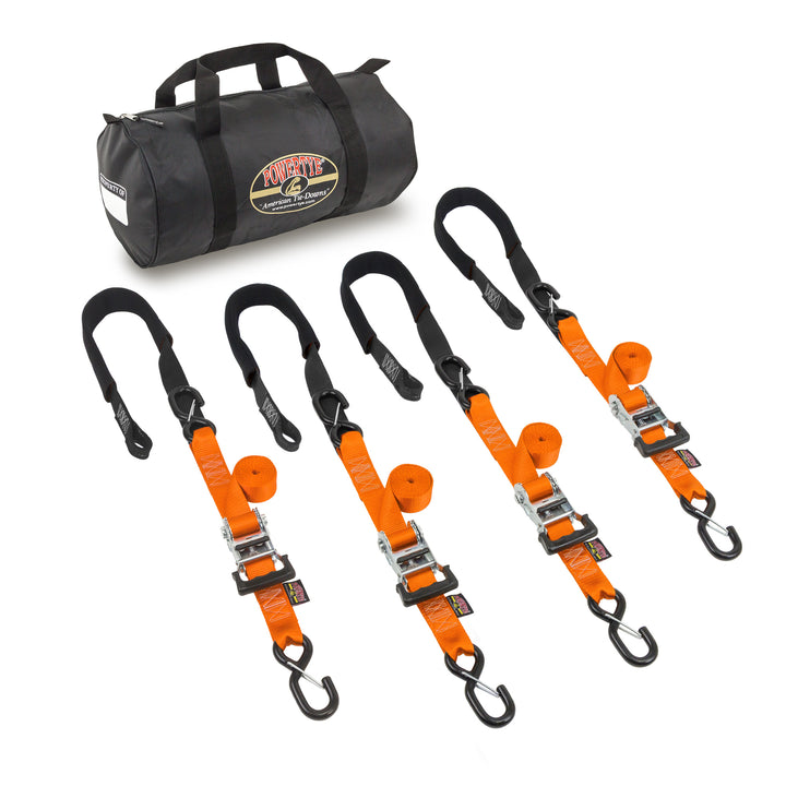 1.5in FAT STRAP *NEOPRENE* TRAILER KIT - PowerTye#color_orange