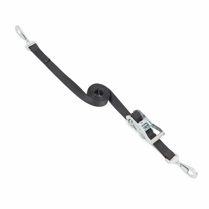 1.5in x 10ft INDUSTRIAL RATCHET TIE - DOWN w/ TWIST - SNAP HOOKS (each) - PowerTye