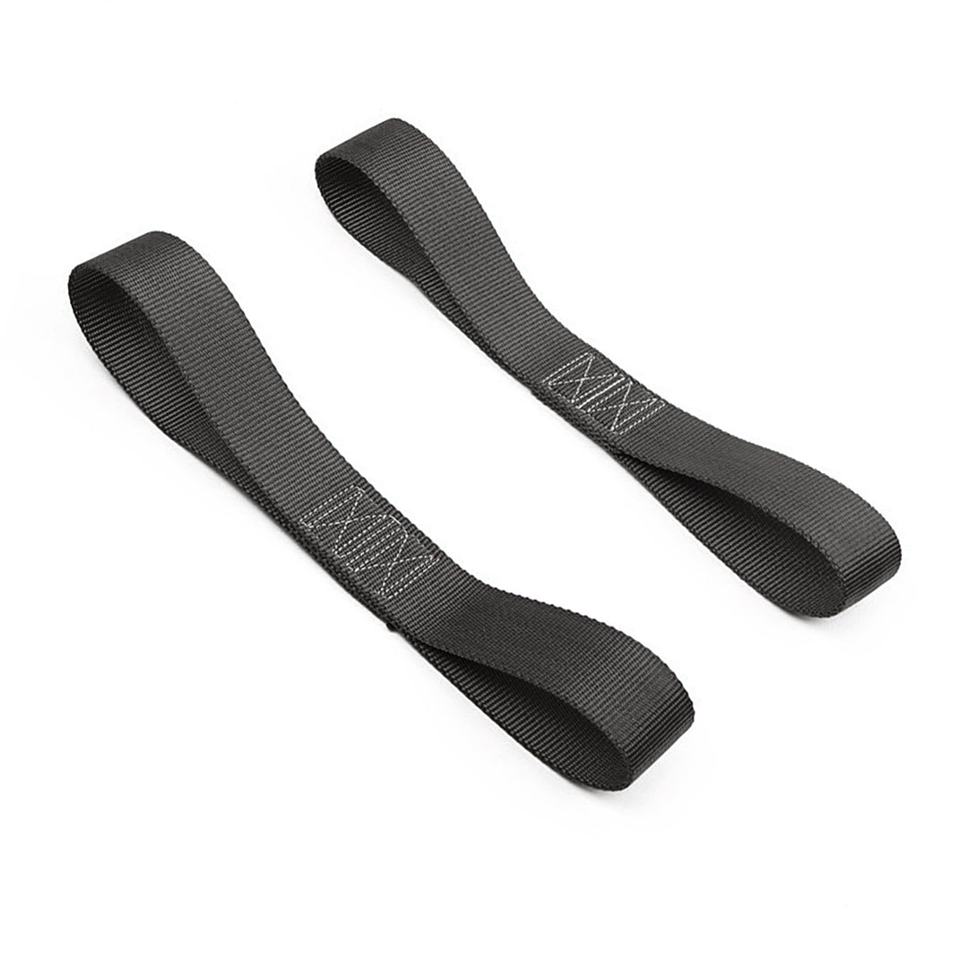 PowerTye 1.5in x 12in Soft-Tye extension loop strap pair#color_black