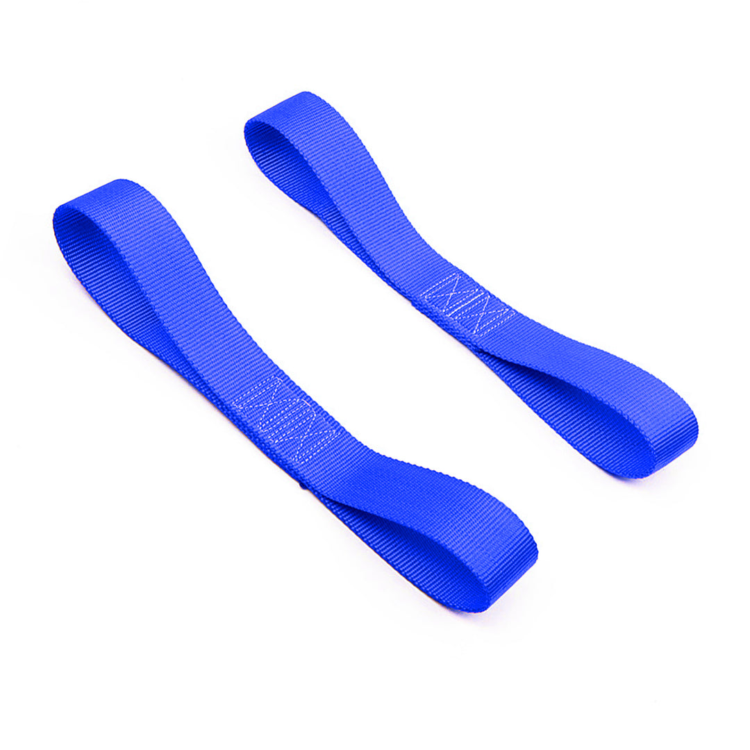 PowerTye 1.5in x 12in Soft-Tye extension loop strap pair#color_blue