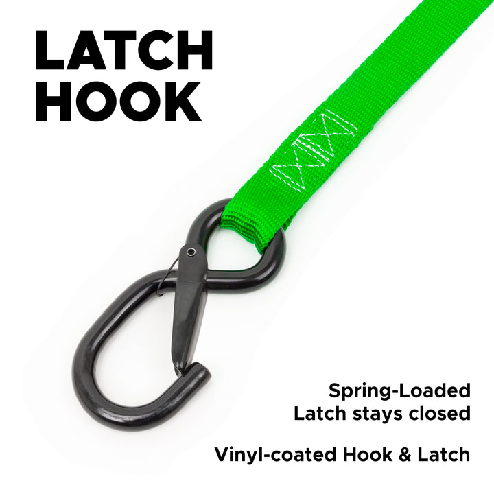 1 inch Steel Latch Hook#color_green-black