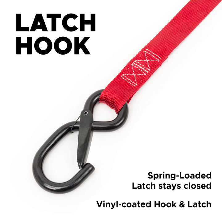1 inch Steel Latch Hook#color_red-black