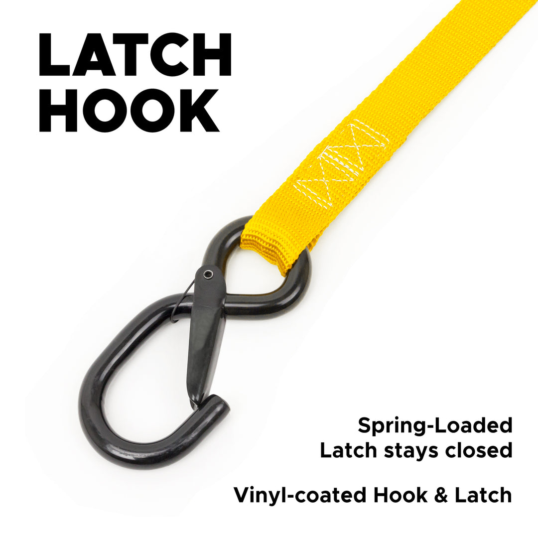 1 inch Steel Latch Hook#color_yellow-black