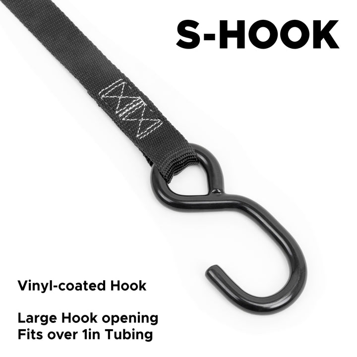 1in Steel S-Hook#color_black-black