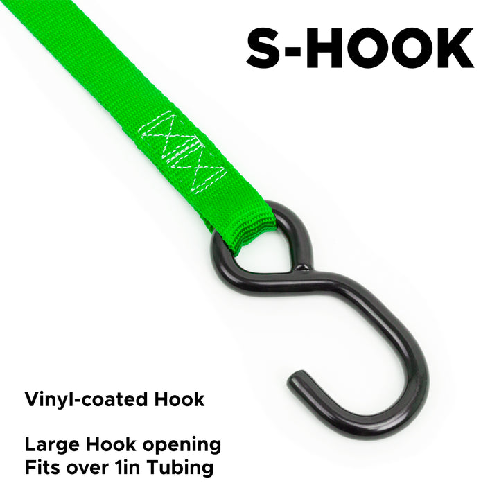 1in Steel S-Hook#color_green-black