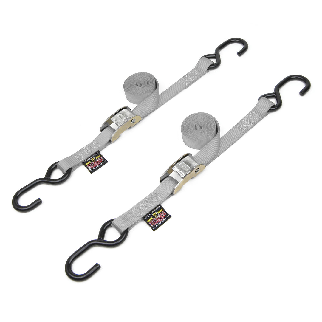1 inch pull strap Cam Buckle Tie-Downs#color_silver