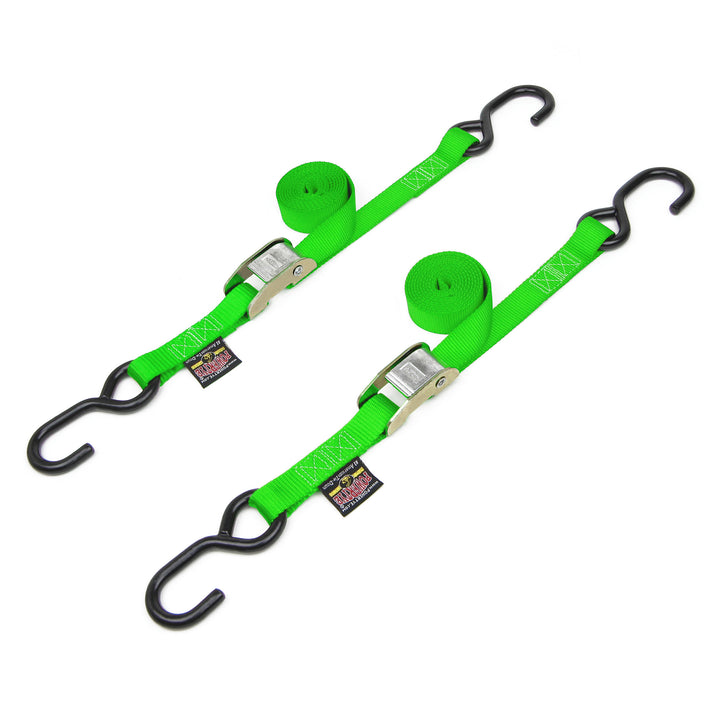 1 inch pull strap Cam Buckle Tie-Downs#color_green