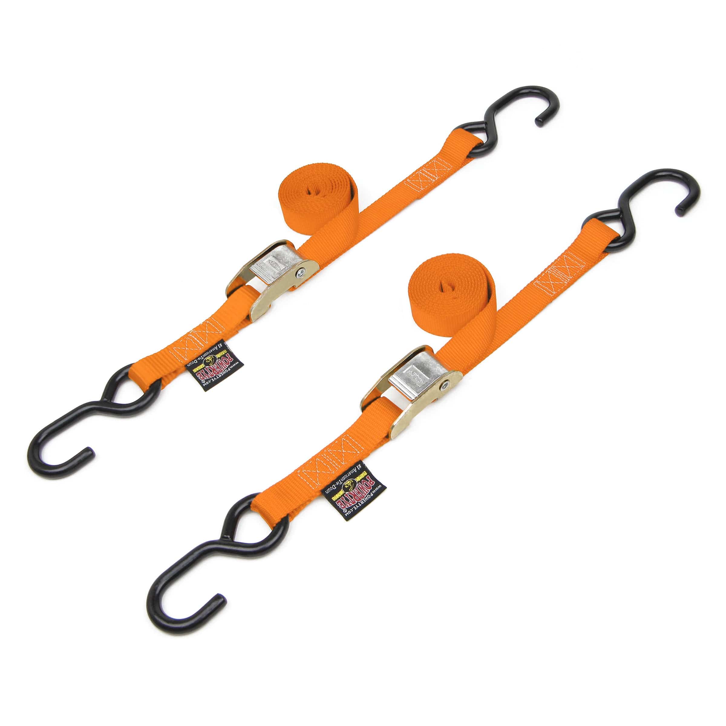 13 Ft X 1 Inch Heavy Duty Ratchet Tie Down Strap - Nylon, With Buckle