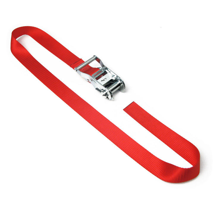 Ratchet Strap with Endless Loop #color_red