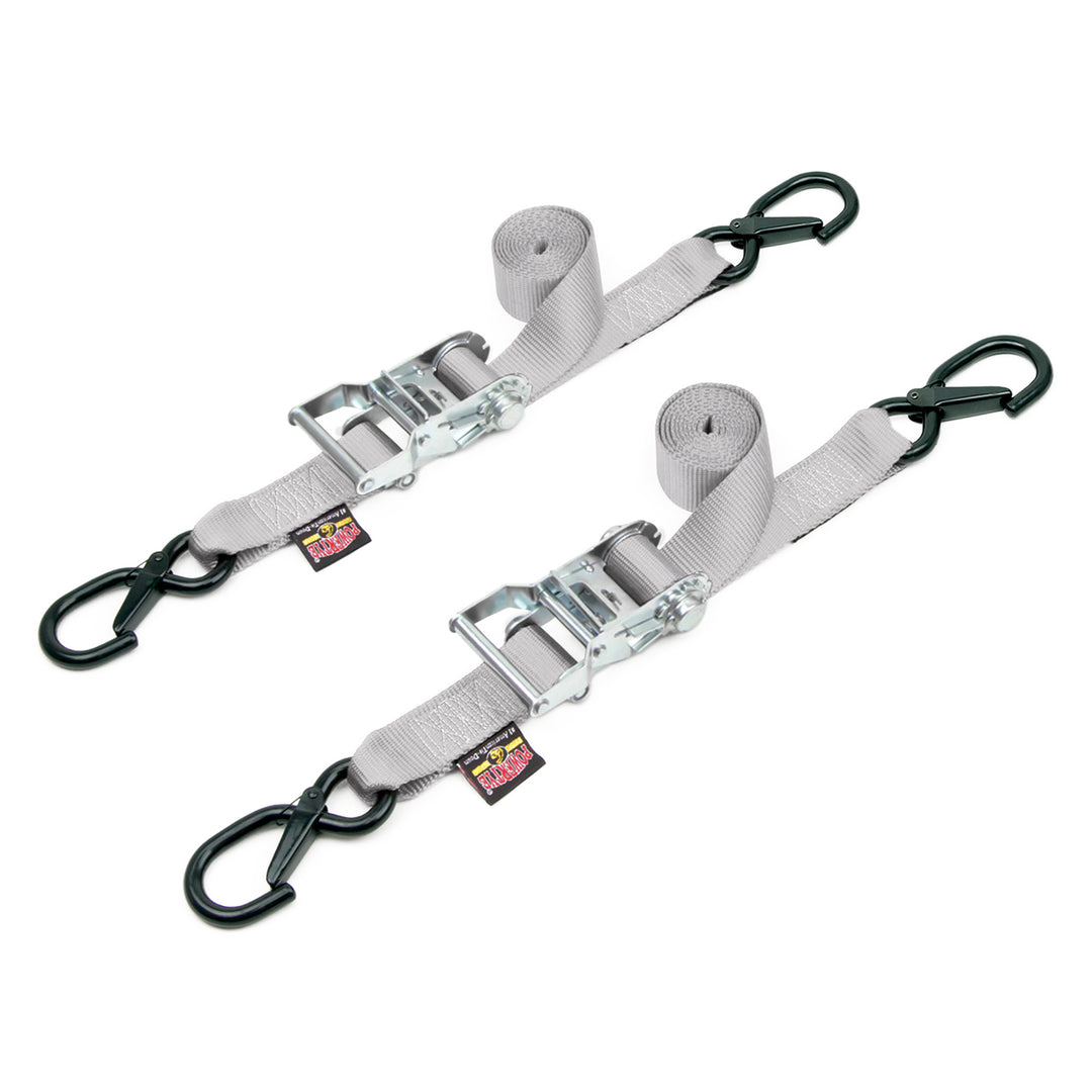 1.5in Ratchet Strap with Latch Hooks#color_silver