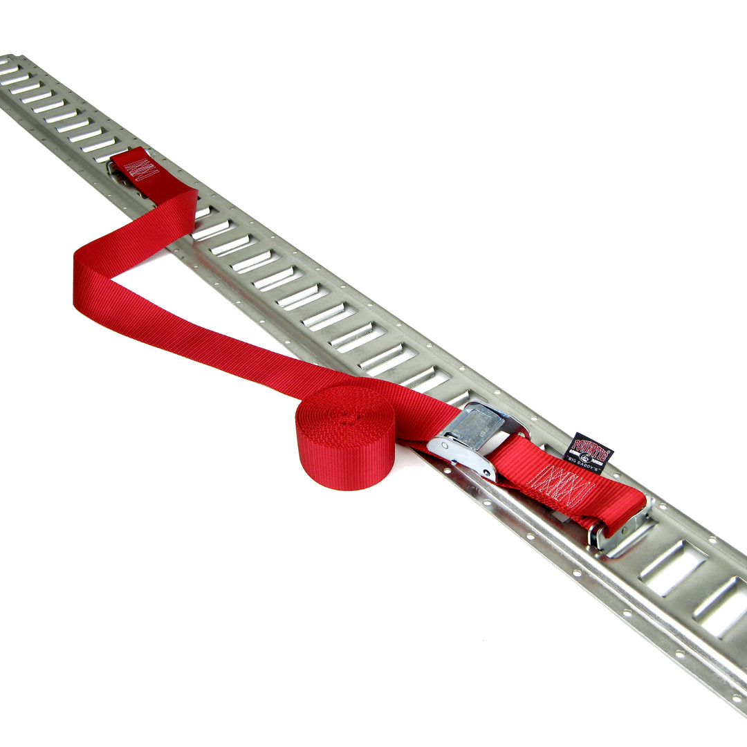 2 inch pull strap E-Track Cam Buckle Tie-Down Strap#color_red