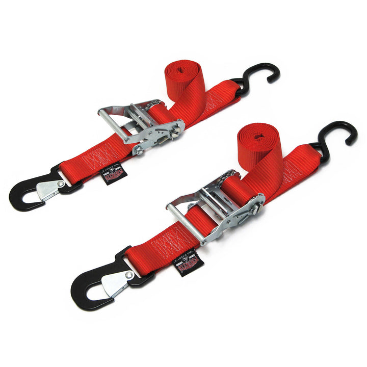 2in x 6ft Ratchet Tie-Down, Standard#color_red