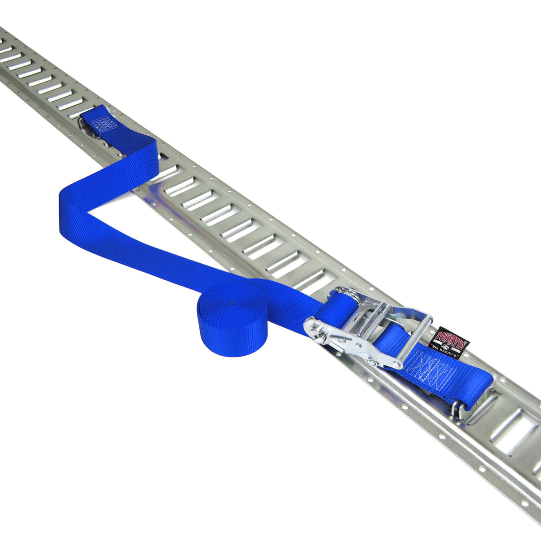 2in E-Track Ratchet Strap Tie Down#color_blue