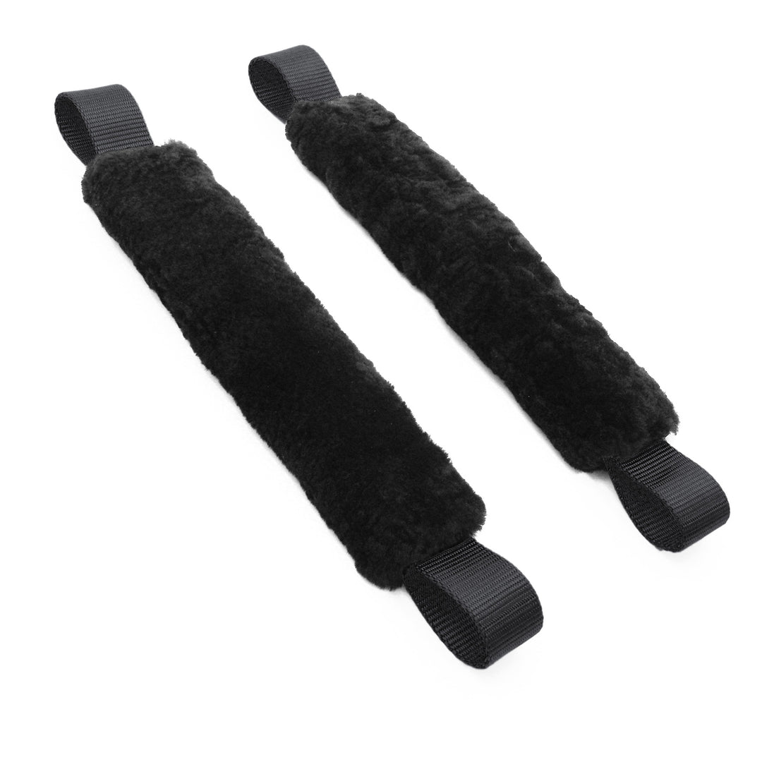 Black Soft-Tye with Genuine Sheepskin Cover #color_black