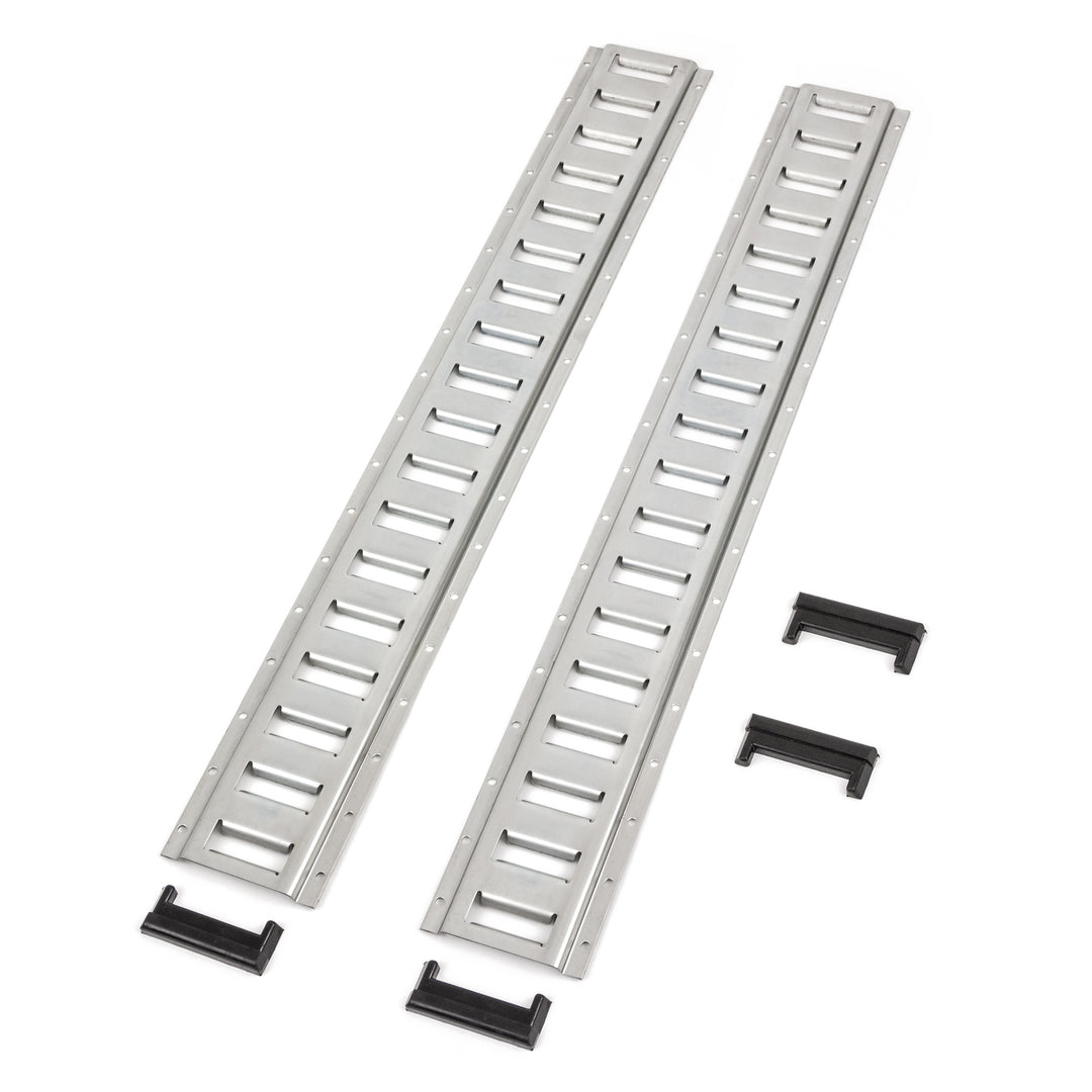 E-Track Rails 3ft Long track for trailers and trucks, anchoring cargo, modular system with rubber end caps