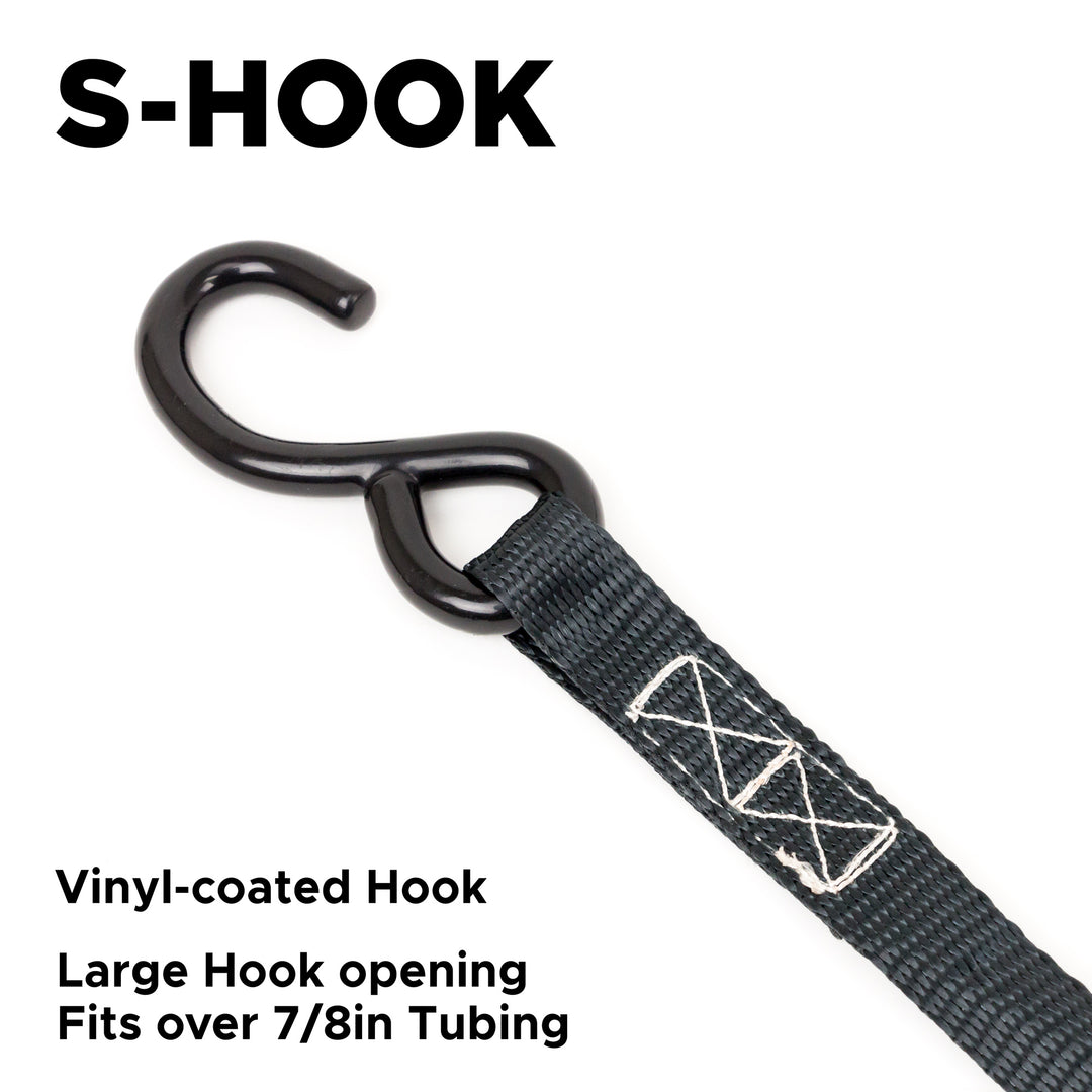 Steel core vinyl-coated S-Hook #color_black