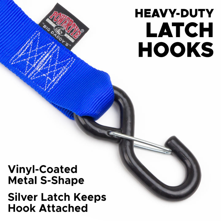 Heavy Duty Steel Latch Hook#color_blue