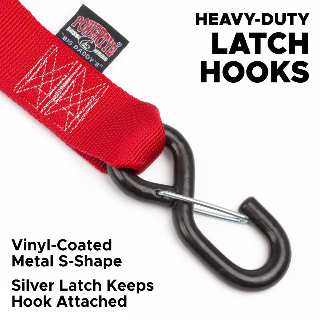 Heavy Duty Steel Latch Hook#color_red