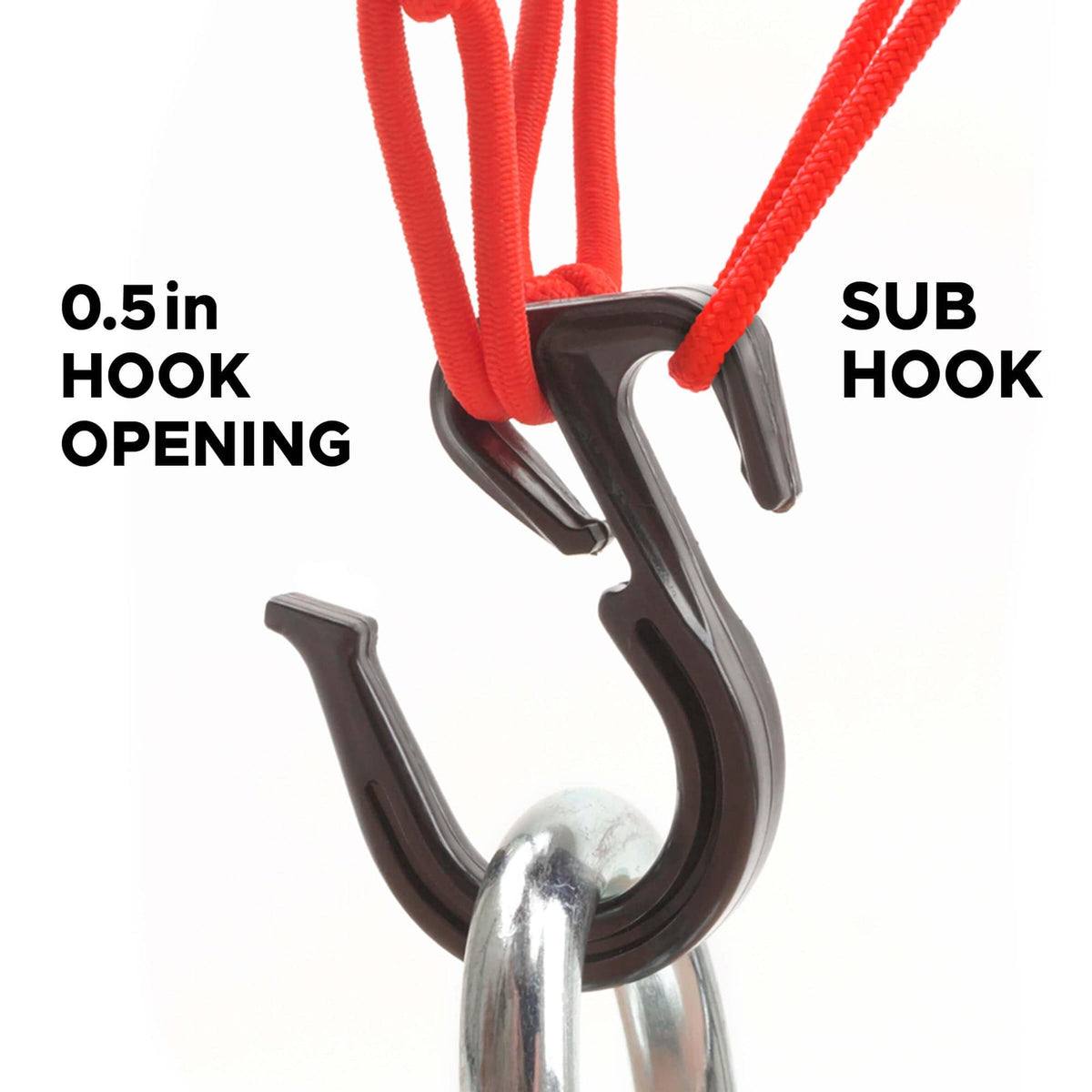 15in x 30in Large Cargo Net w/ 10 Hooks & Tight 2 inch Mesh (each ...