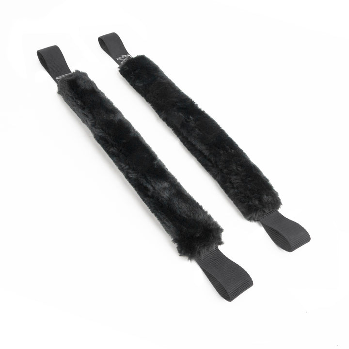 Clearance 1.5in Long Plush Soft-tyes, pair#color_black