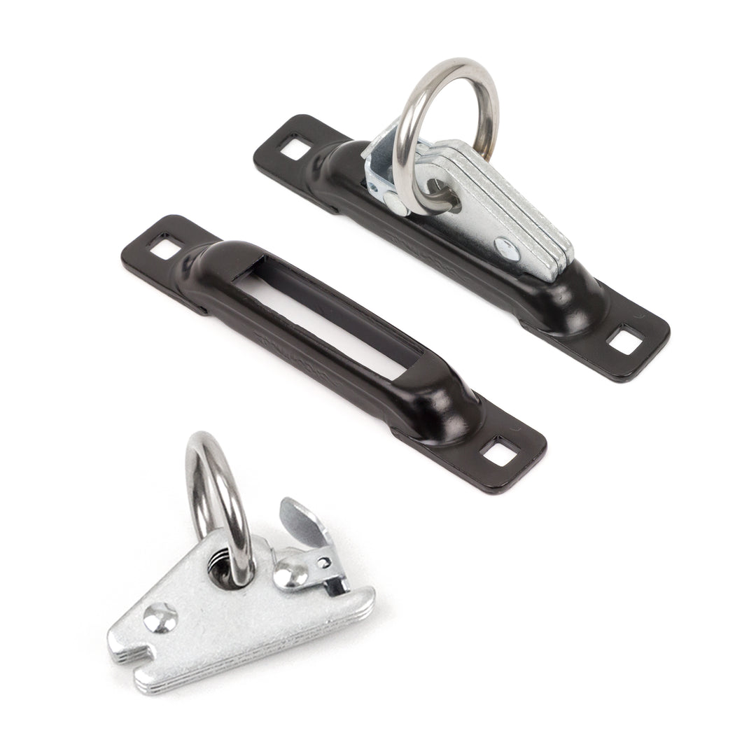 E-Track Single Slot Rails with O-rings - for trucks and trailers to hold cargo, motorcycles, scooters, atvs, UTVs, golf carts