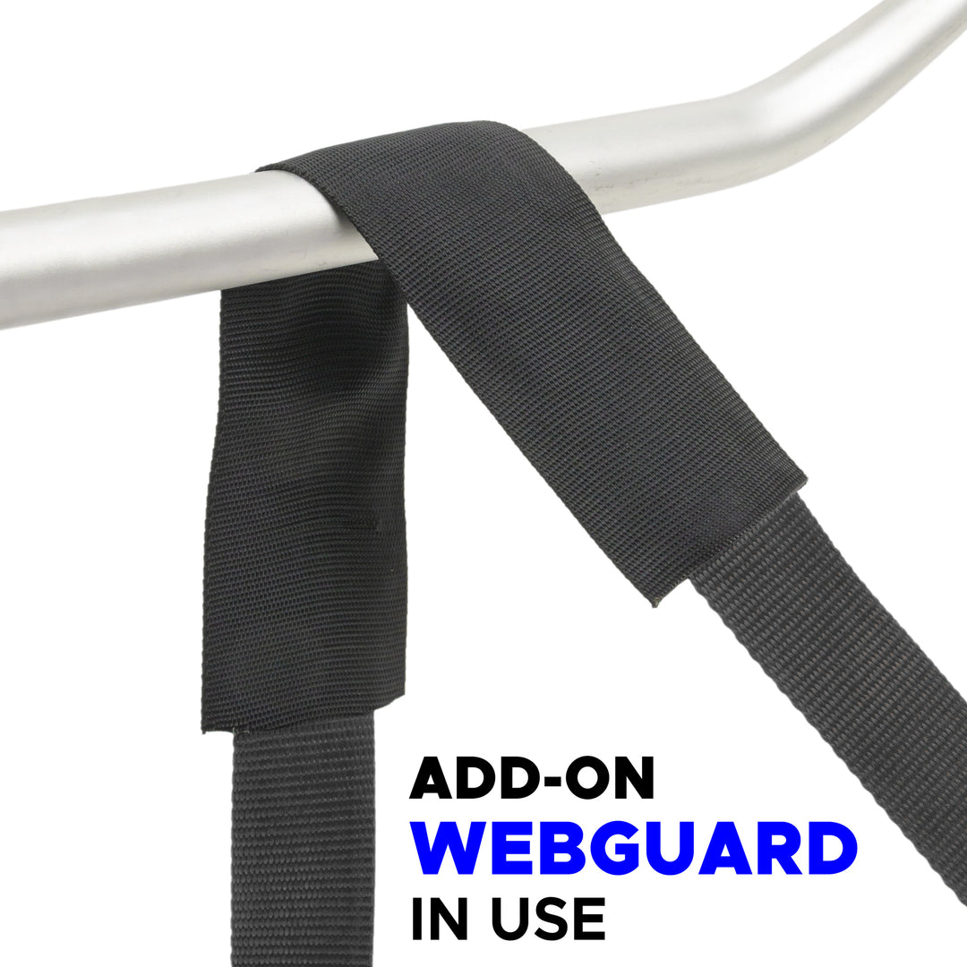 WebGuard Cover in Use for Ratchet strap#color_black