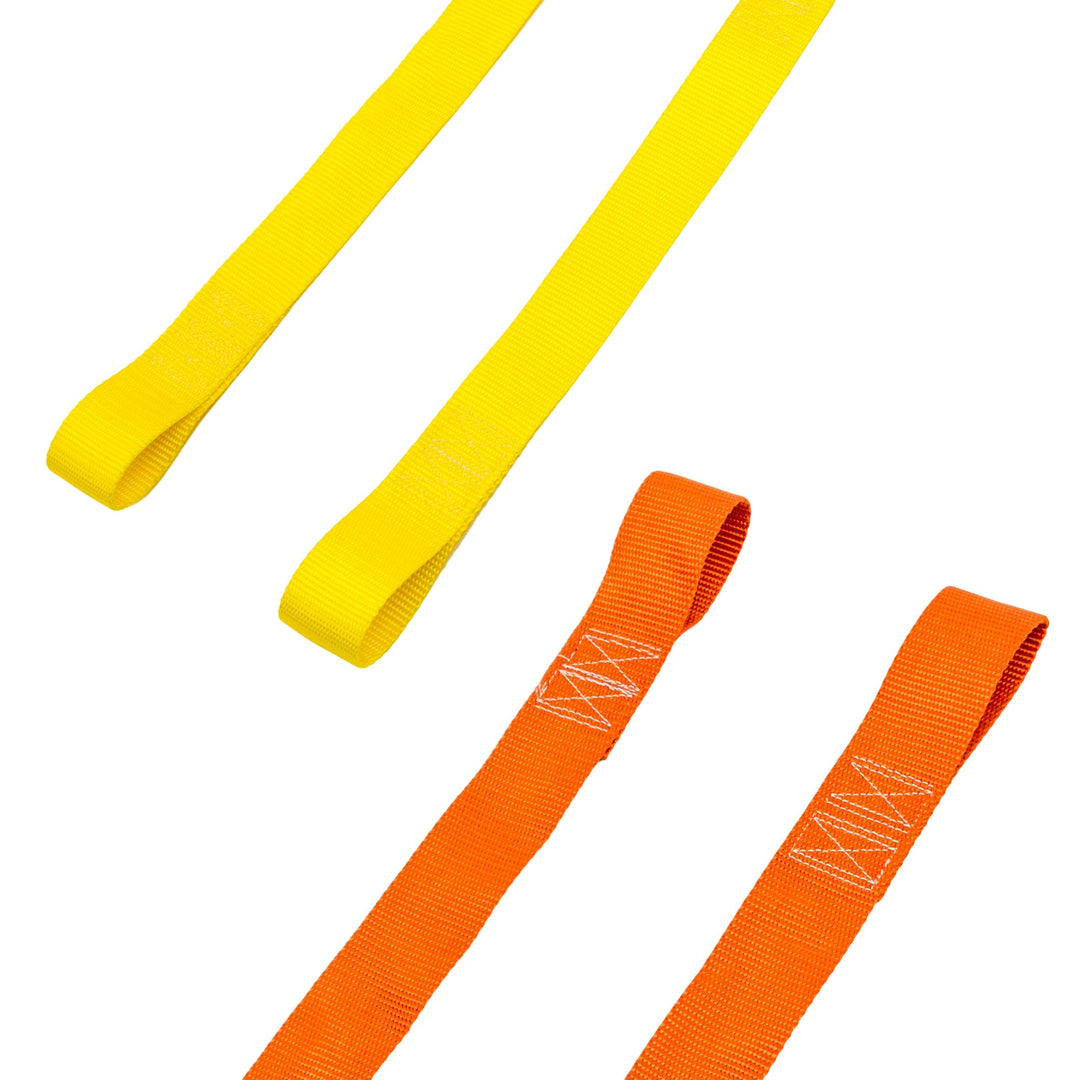 *BOGO* 1.5in x 18in SOFT-TYES, ORANGE or YELLOW (pair)