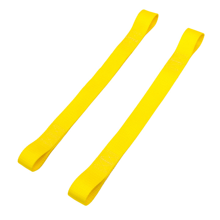 1.5in x 18in soft-tye handlebar soft loops #color_yellow