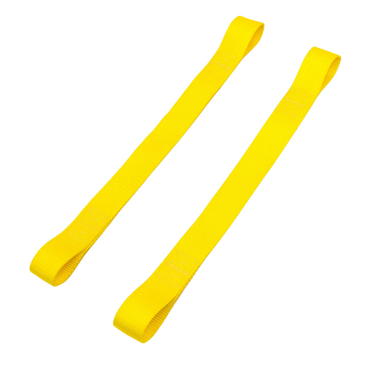 1.5in x 18in soft-tye handlebar soft loops #color_yellow